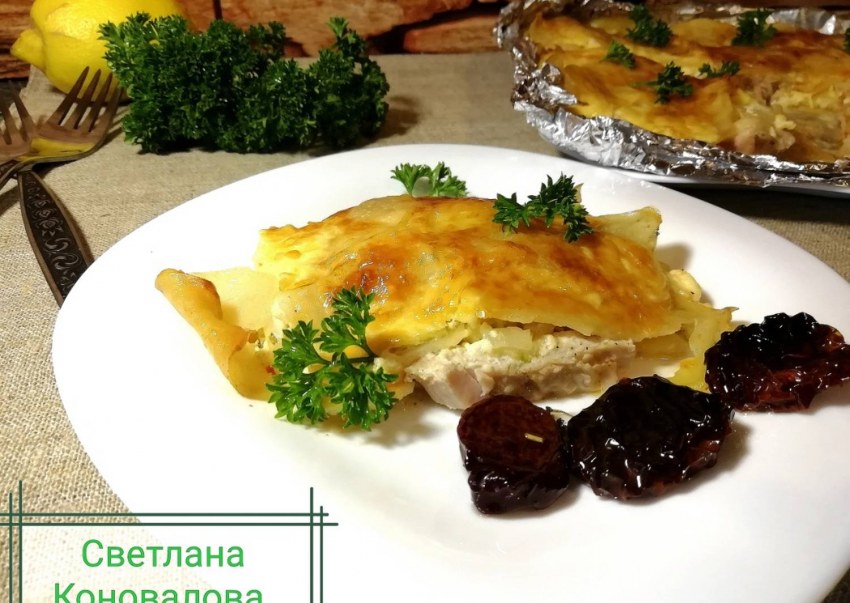 Рыба запеченная под шубой