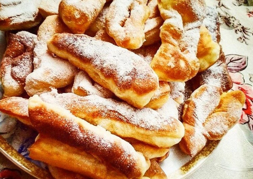 Булочки хворост