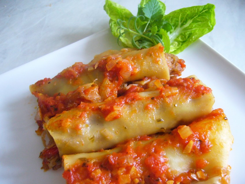 Картофельные каннеллони