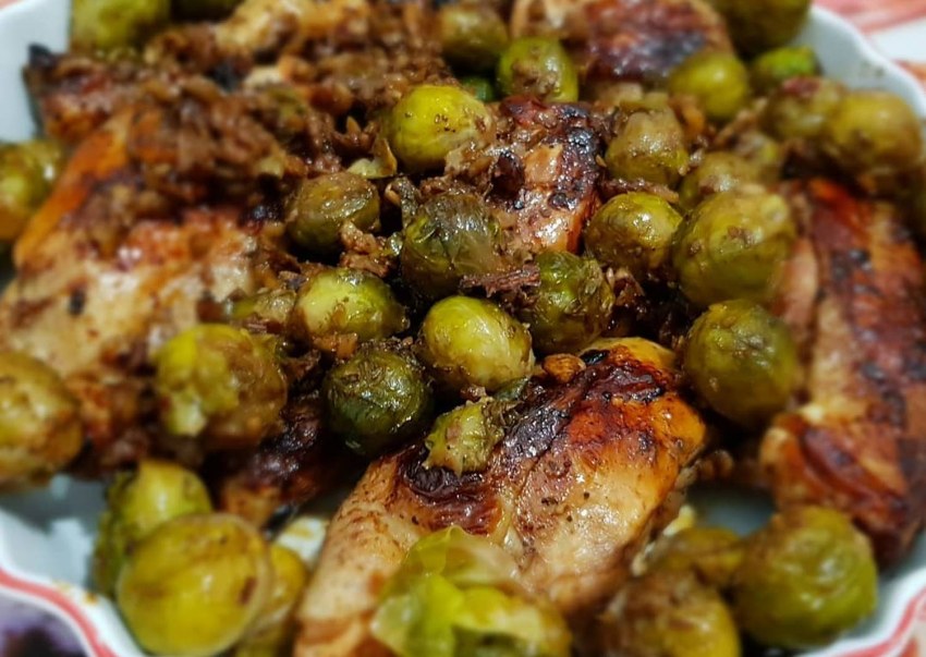 Creamy Brussels Sprouts au Gratin