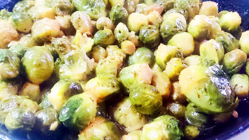 Салат с брюссельской капустой