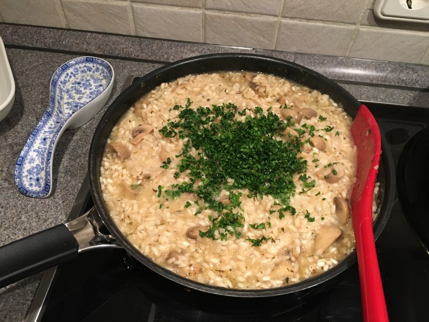 Ризотто с шампиньонами