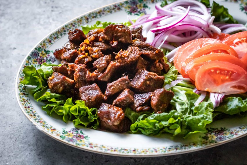 Шашлык из бараньей мякоти