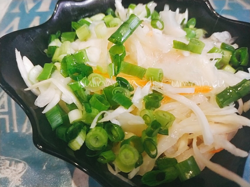 Капуста горячим рассолом