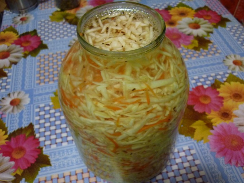 Квашеная капуста без моркови