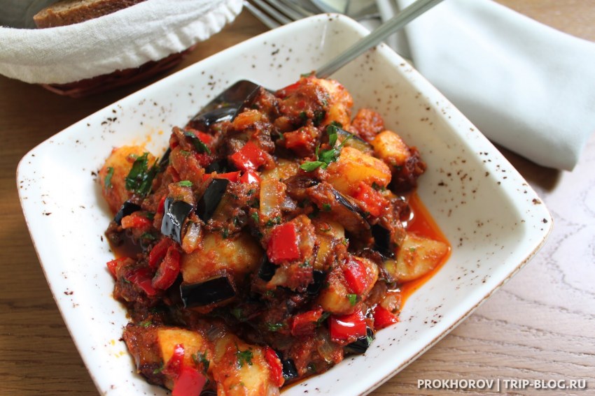 Мясо с овощами