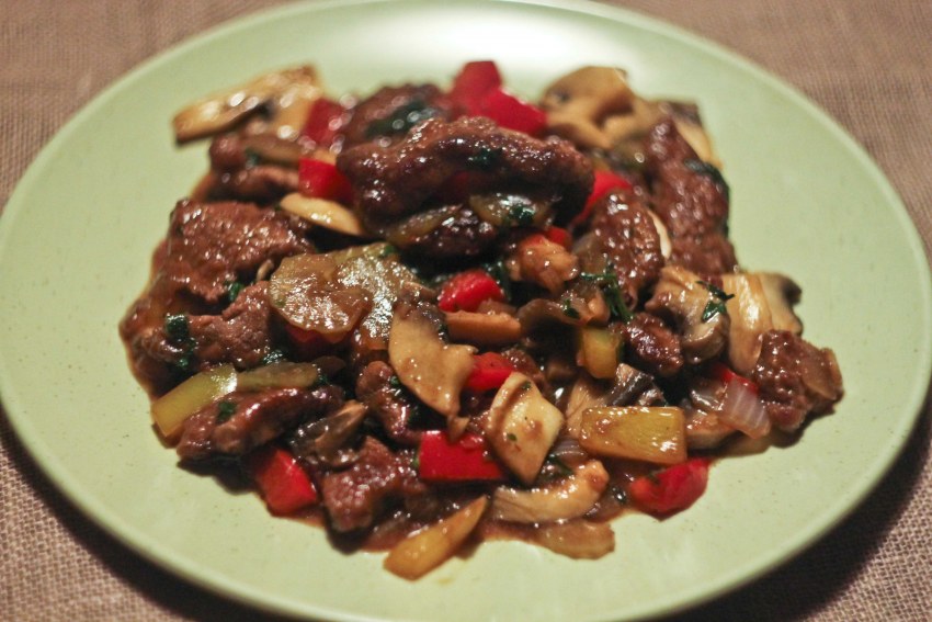 Курочка терияки с овощами
