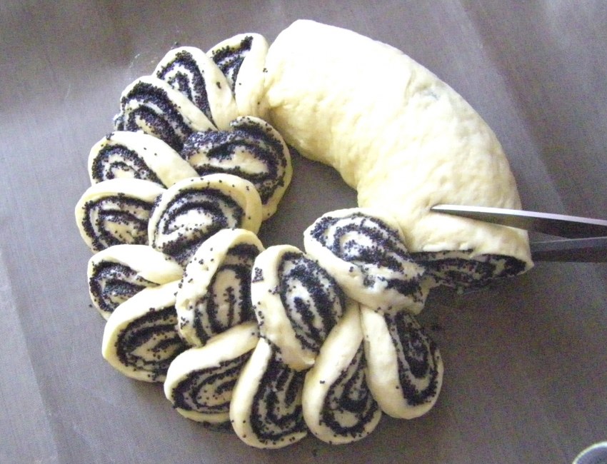 Косичка с маком
