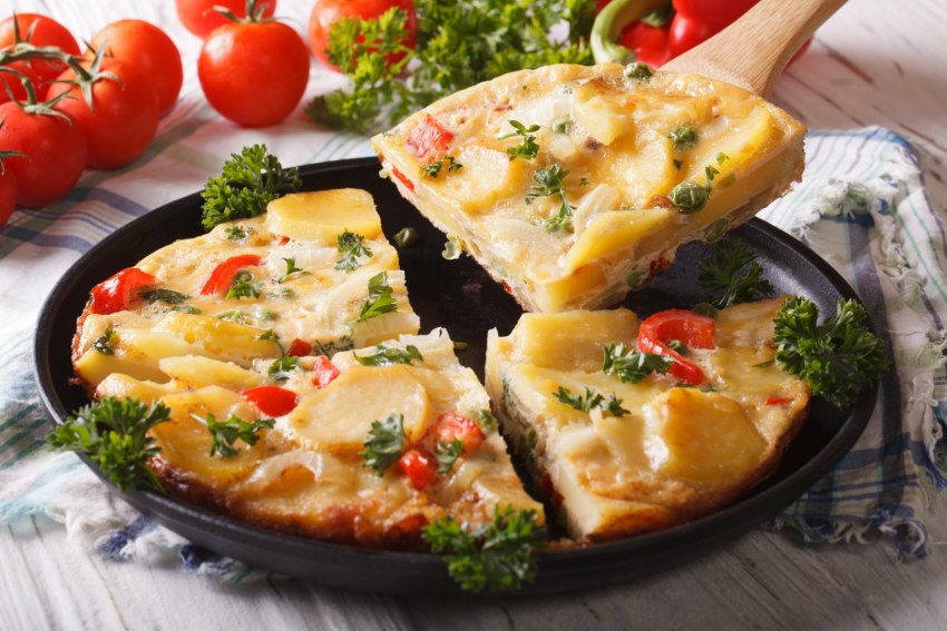 Омлет из картошки