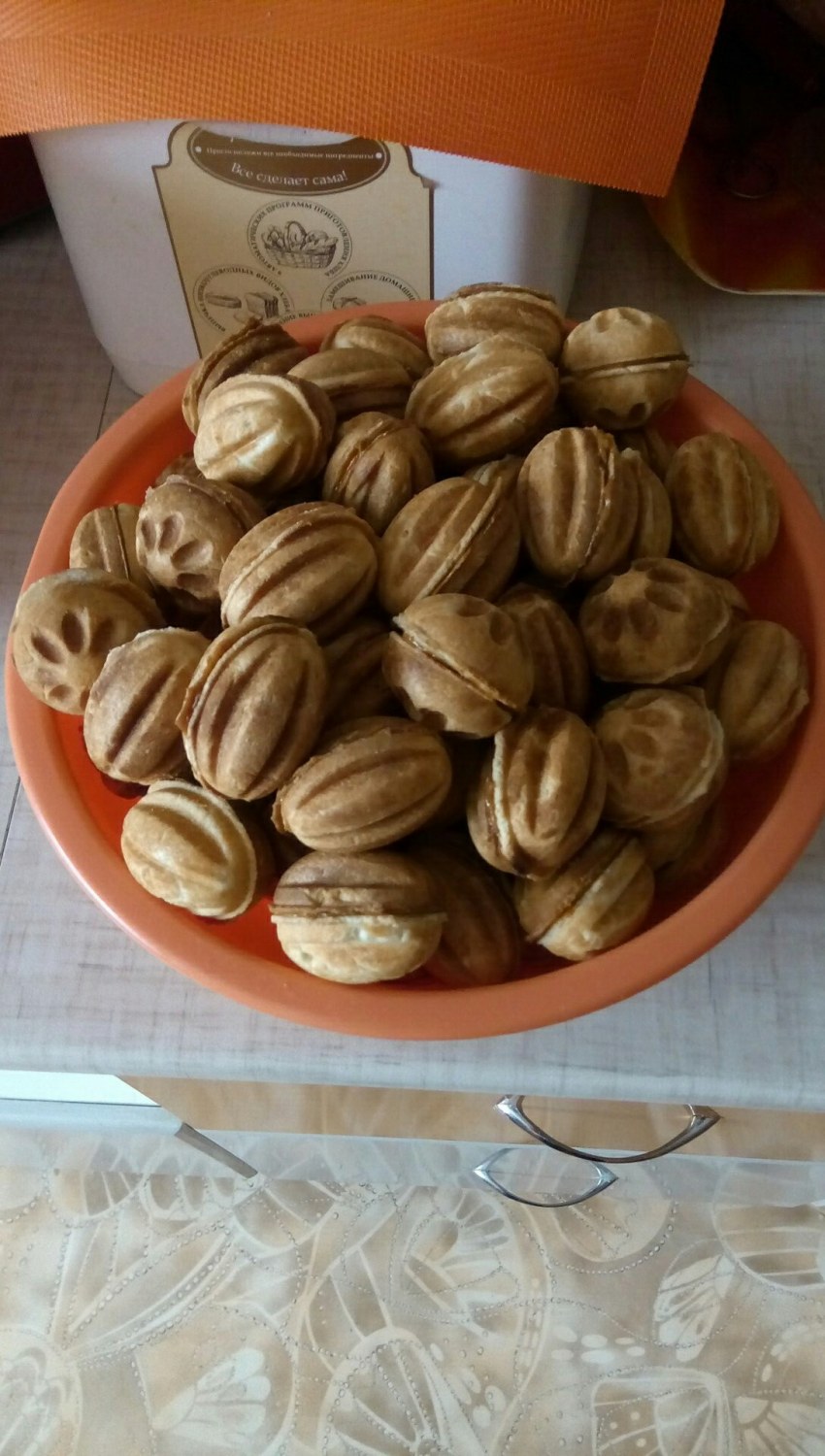 Шармель орешки со сгущенкой