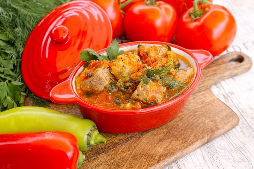 Жареная курица бедрышки