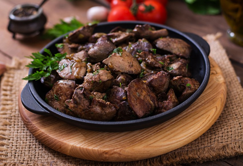 Голень индейки фаршированная грибами