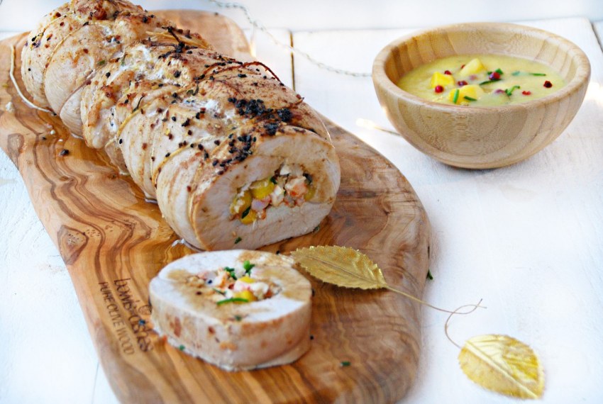 Фаршированная курица