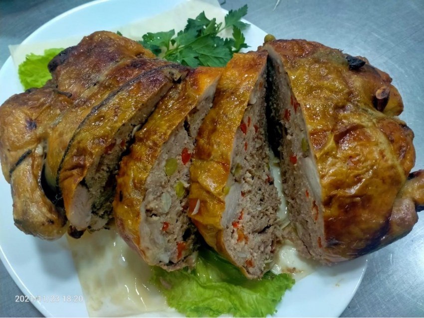 Галантин из курицы