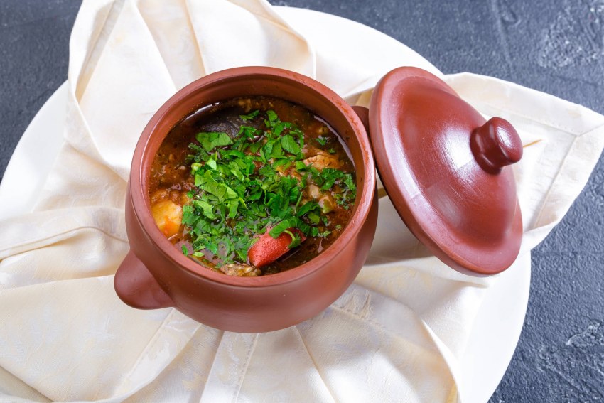 Грузинская кухня Чашушули из говядины