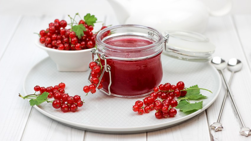 Чай смородиновое желе