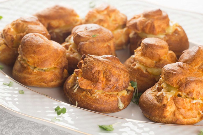 Профитроли с улиткой