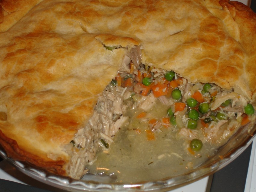 Курник свадебный пирог