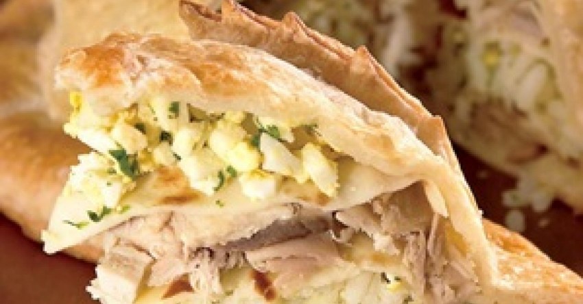 Пирог с куриной грудкой