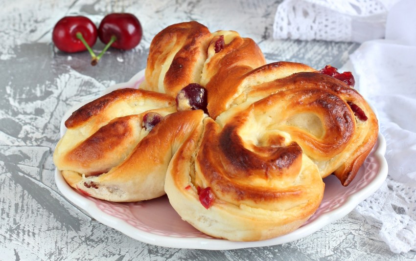Красивые и вкусные булочки