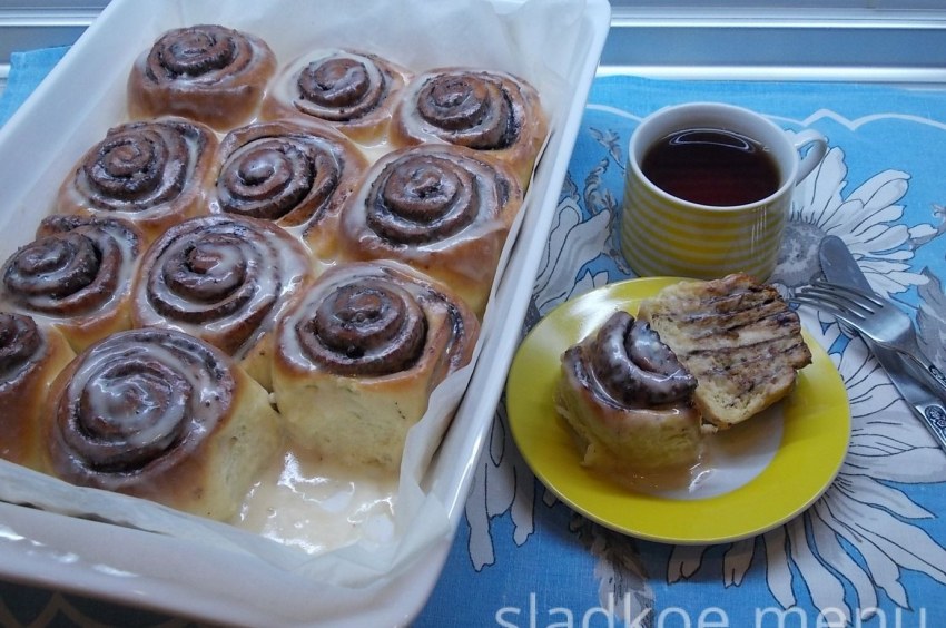 Булочки рулетики с корицей