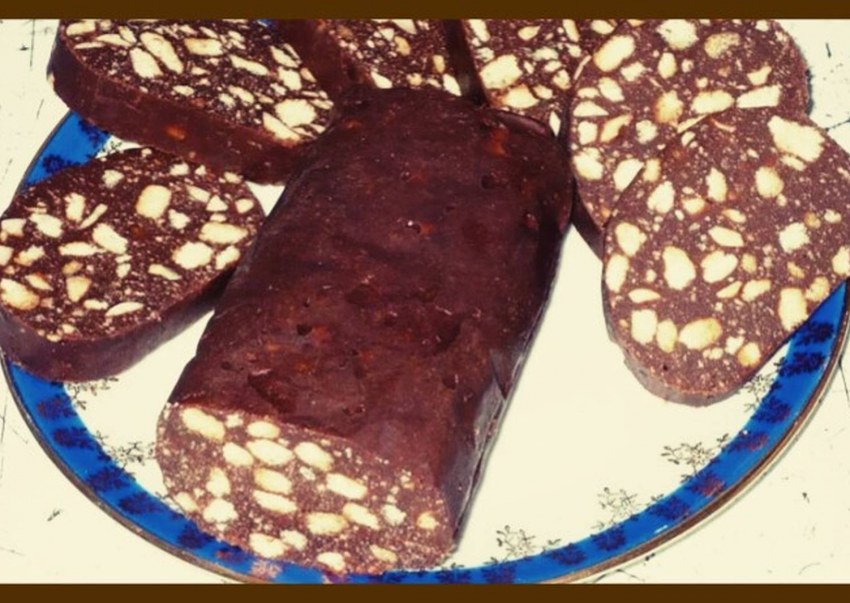 Сладкая колбаска к чаю