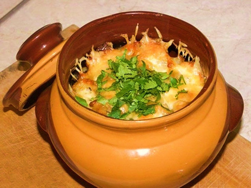 Картошка в горшочках