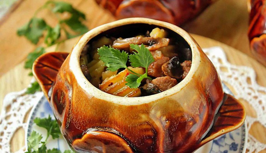 Чанахи в горшочках