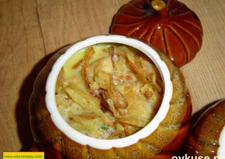 Рыба в горшочке в духовке с картошкой