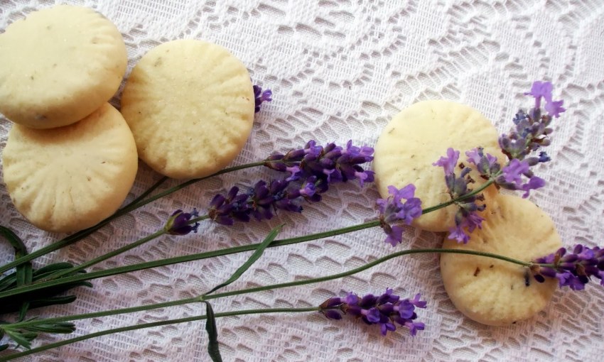 Lavender Lemon Sugar cookies