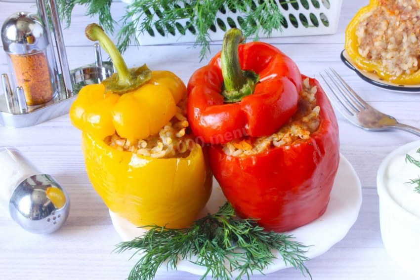 Голубцы и перец фаршированный