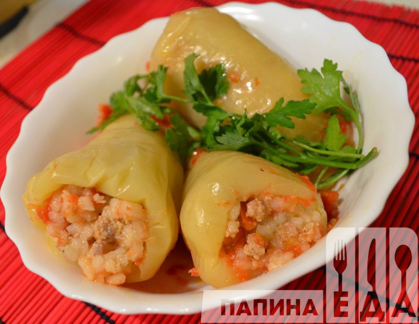 Фаршированные перцы с фаршем