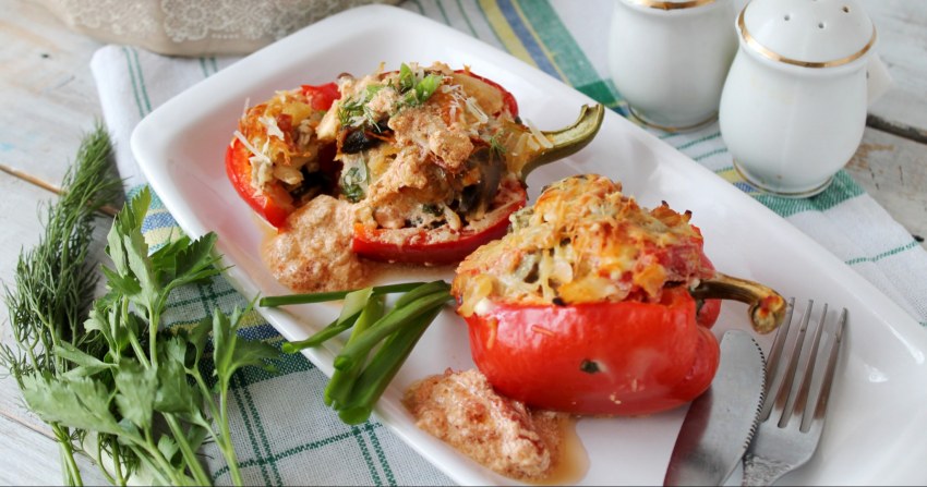 Голубцы и перец фаршированный