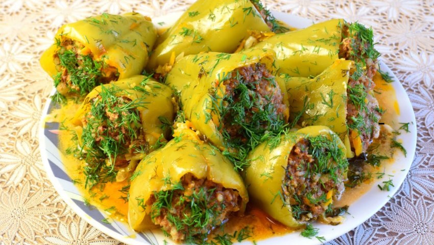 Голубцы и перец фаршированный