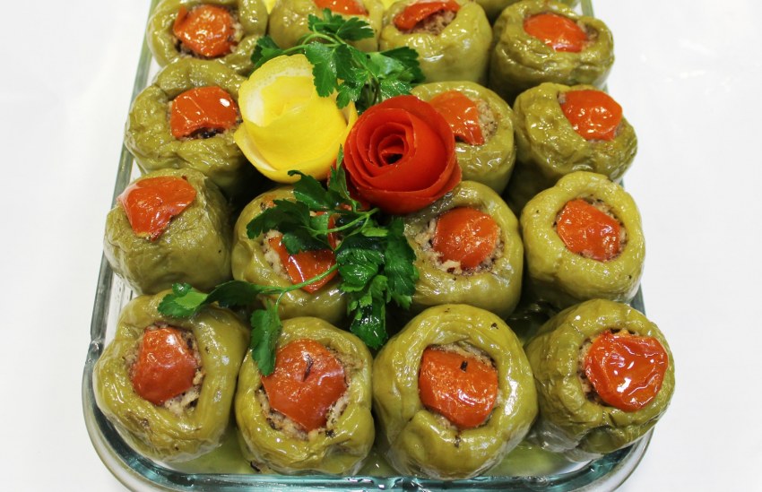 Перцы долма фаршированные мясом