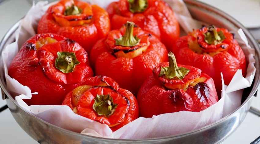 Перец фаршированный мясом