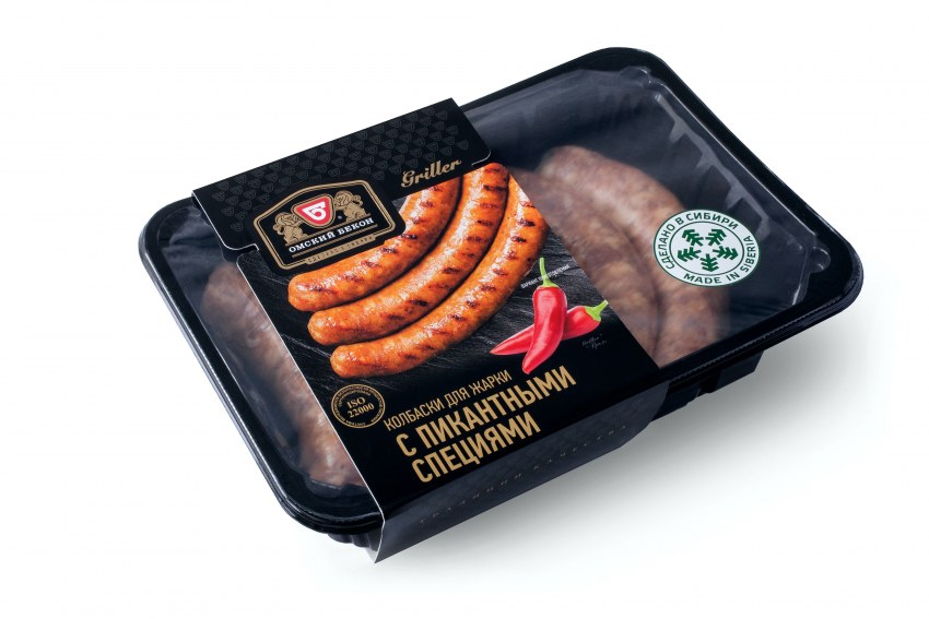 Колбаски для гриля шашлычные, охл., лоток 900 гр
