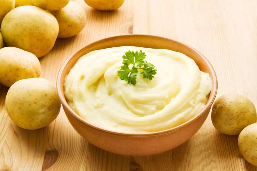 Картофельное пюре с яйцом