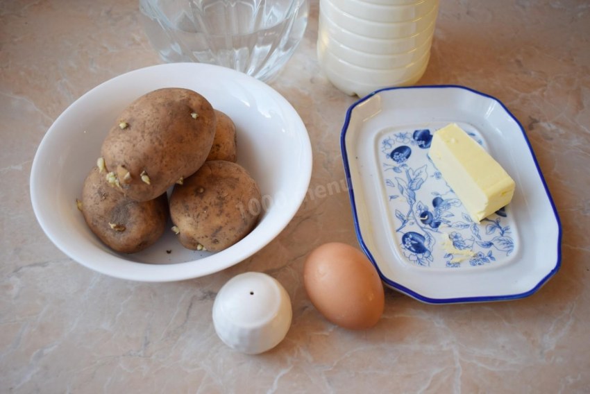 Вареная картошка пюре