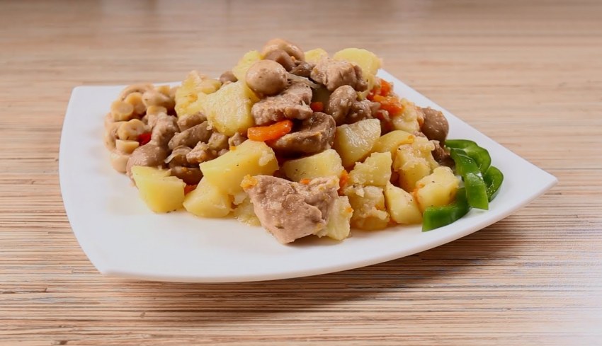 Жаркое с картошкой