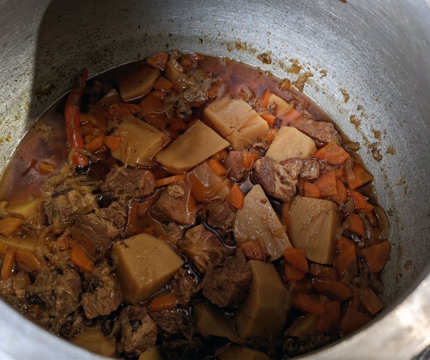 Картошка в афганском казане