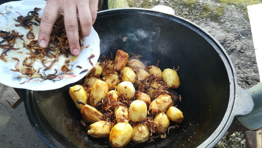 Мясо в афганском казане
