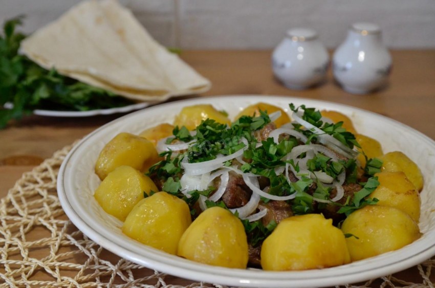 Хашлама с говядиной