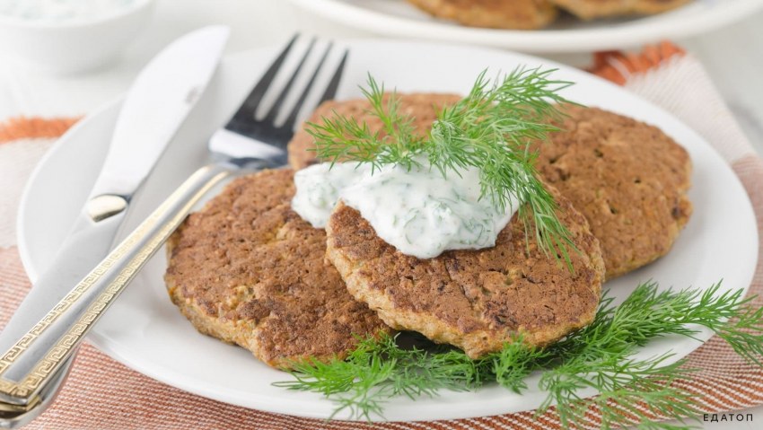 Печёночные оладьи из куриной печени