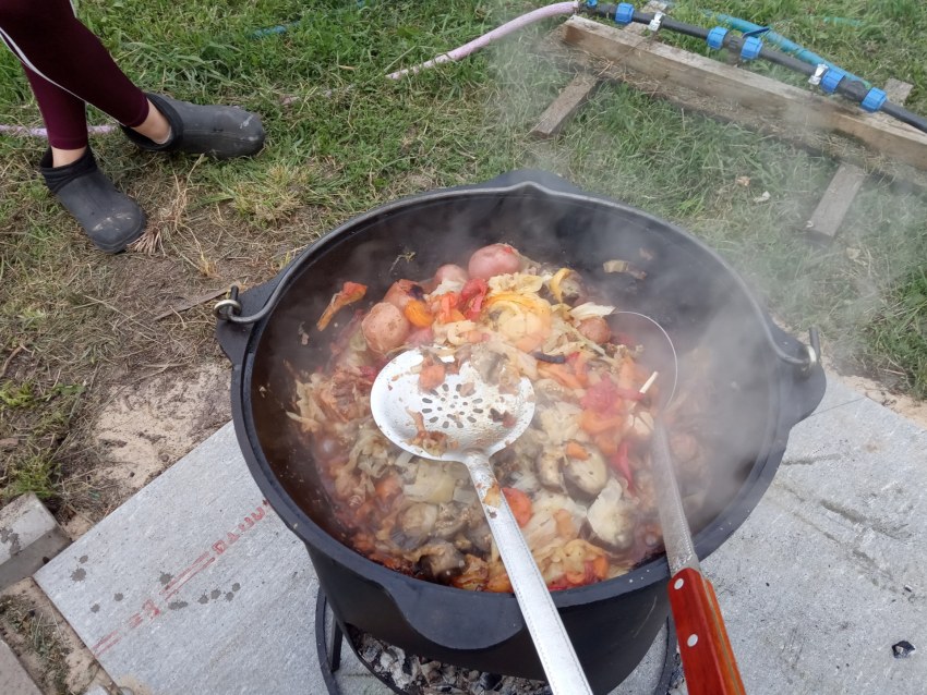 Баранина в казане шулюм
