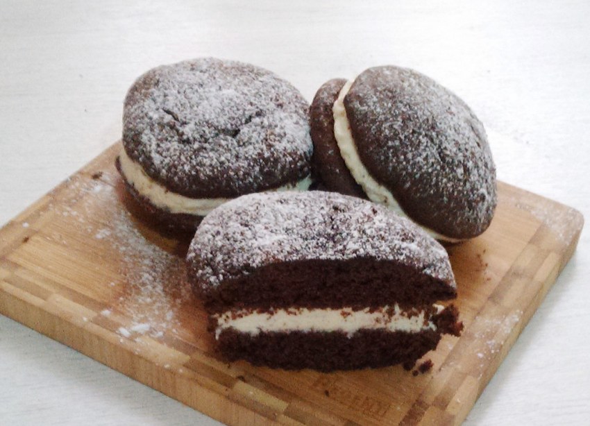Королевская ватрушка с какао и творогом