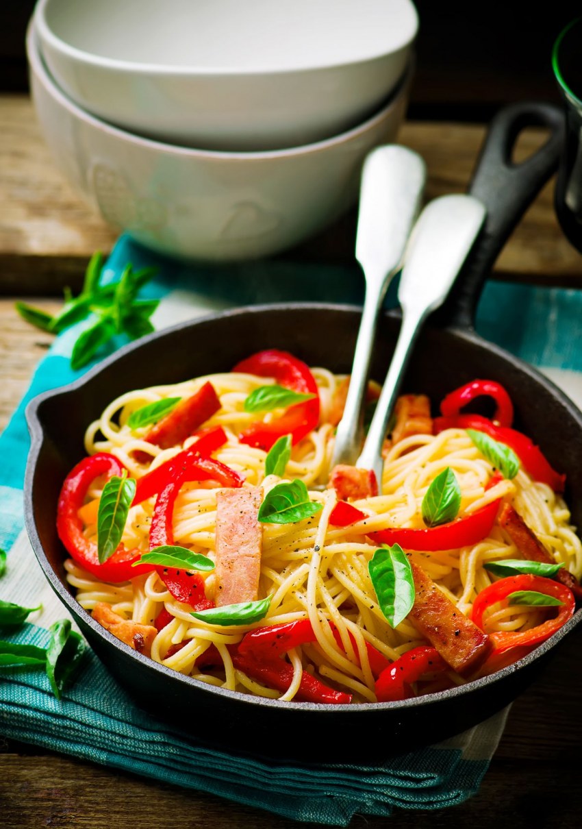 Спагетти с мясом