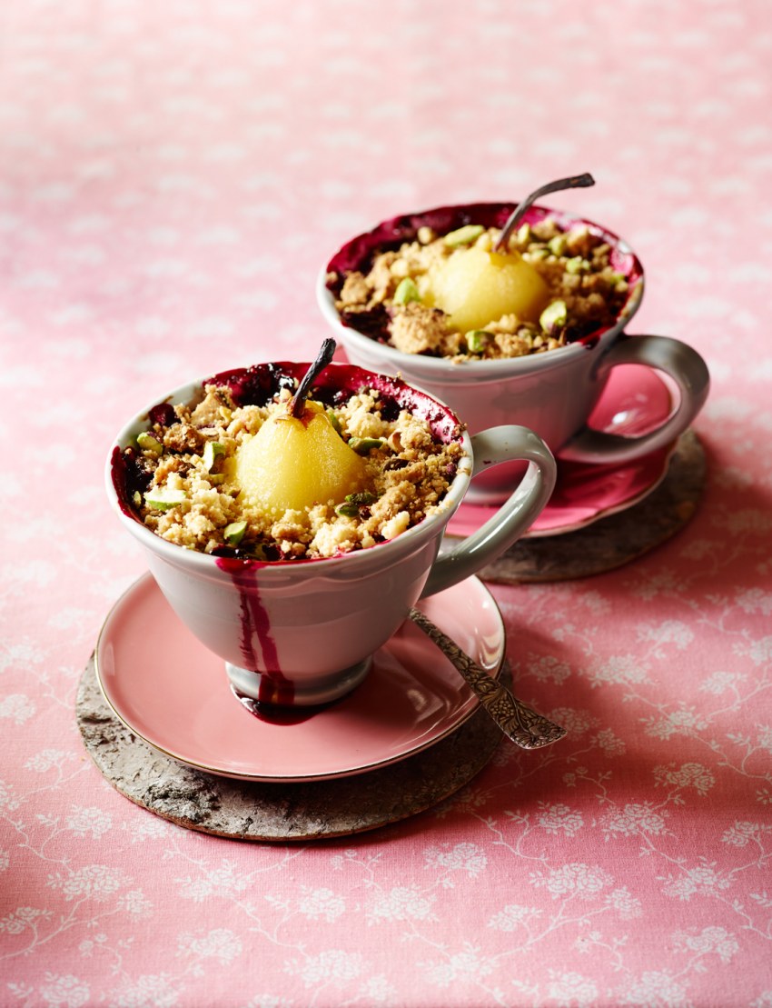 Apple Crumble and Custard