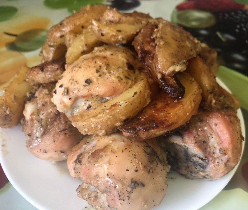 Куриные ножки с майонезом