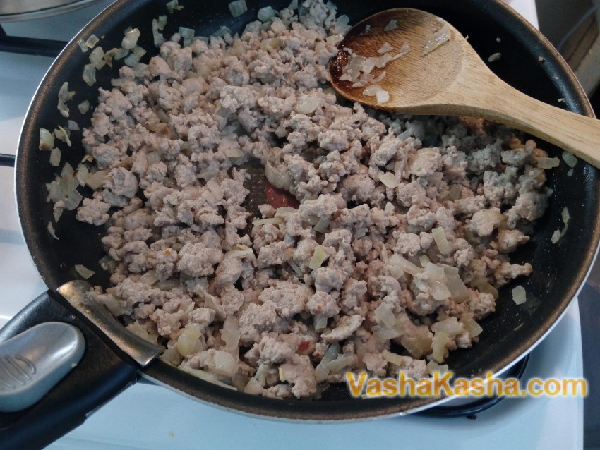 Гречка с фаршем